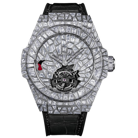 Hublot BIG BANG TOURBILLON POWER RESERVE 5 DAYS HIGH JEWELLERY IMPACT BANG 405.WX.9004.LR.7704 Watch replica